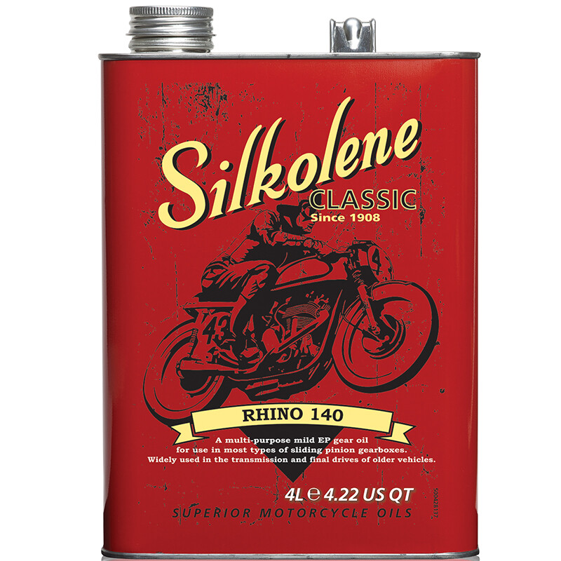 Silkolene RHINO 140 Classic Gear Oil Vintage Veteran Gear Box 4 Litres