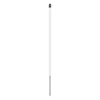 10x Kunststoffpfähle Ø19mm 105cm rund 1 Spitze Höhe 85cm über Grund Elektrozaun