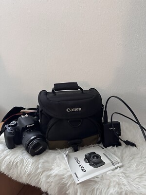 Canon EOS 1200D 18MP DSLR-Kamera - Schwarz (Kit mit EF-S 18-55mm f/3,5-5,6 IS...