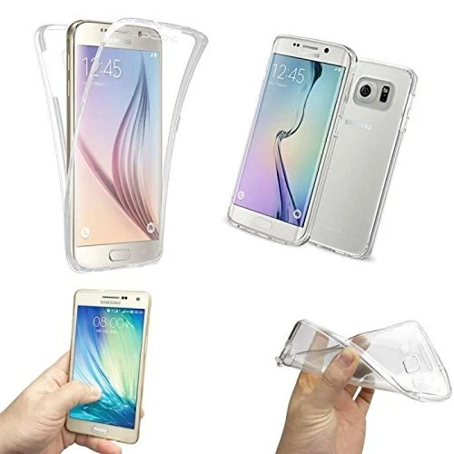 Pour Samsung Galaxy A3 2017 Coque Gel 360 avant + Arrière Protection INTEGRAL - Photo 2/4