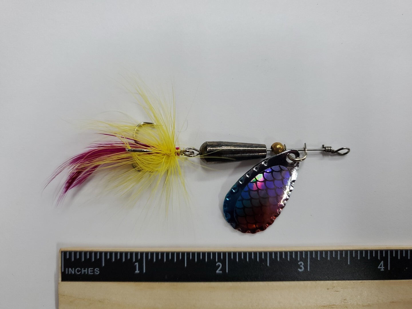 Lot of 60 Inline Spinners 1/4 oz - Rainbow - 3.5" - New Trout Lure Bulk - Image 4