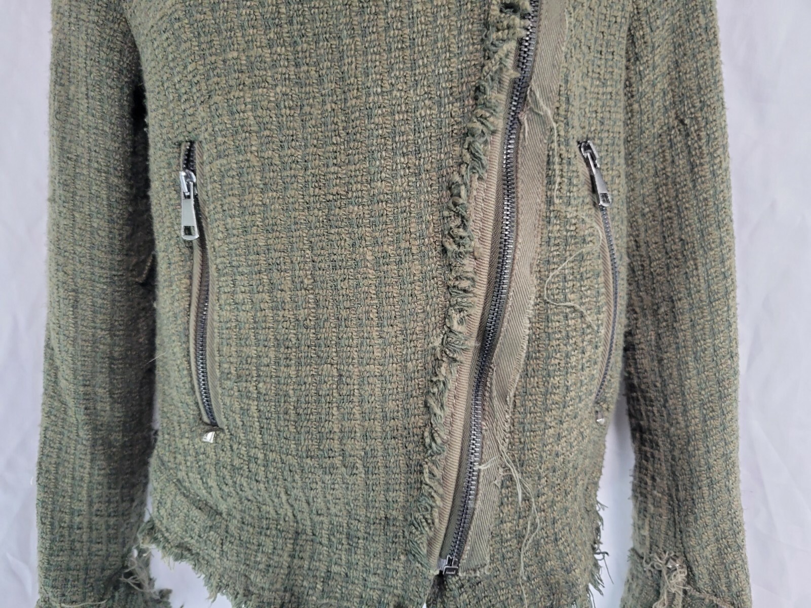 Zara Basic Collection Long Sleeve Full Zip Jacket… - image 4