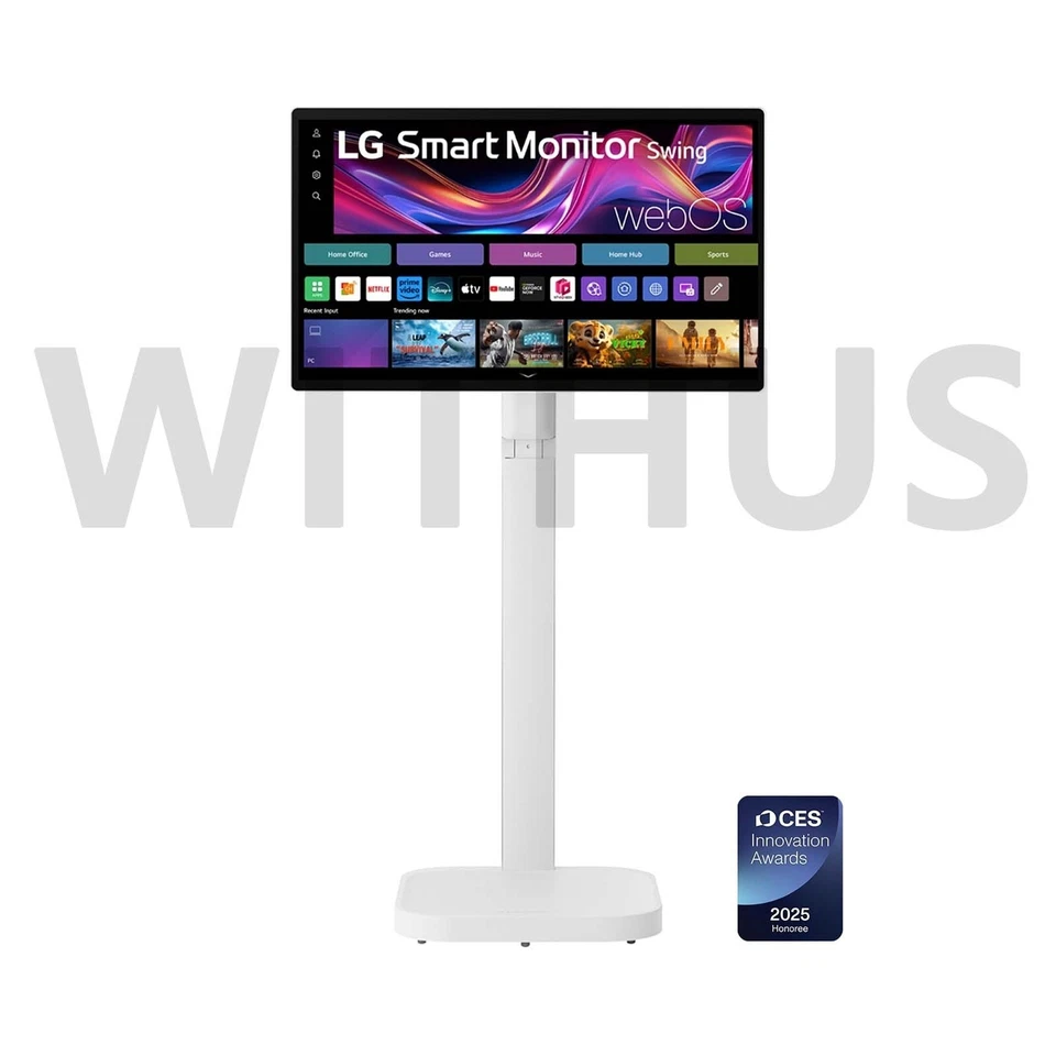 LG Smart Monitor Swing 32" Moving Smart Touch Screen 32U889SAW _ - Image 2 of 4