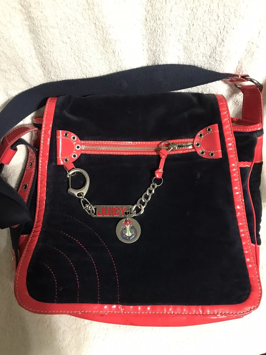 Navy and red handbag discount