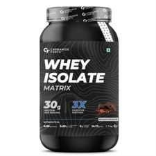 Carbamide Forte Whey Isolate Matrix Protein Powder, Belgian Chocolate Flavour