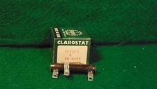 CLAROSTAT 3 OHM 12 WATT ADJUSTABLE VITREOUS ENAMELED RESISTOR NIB NOS
