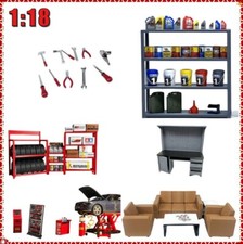 Diorama 1/18 Model Car Repair Tool Workshop Props Garage Repair Accessories US