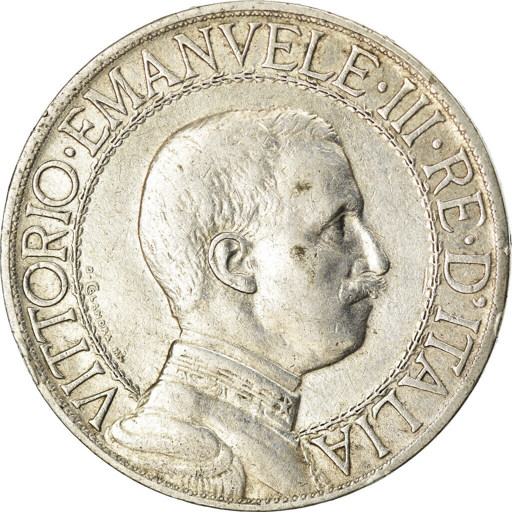 #901452 Indefinitely Milwaukee Mall Coin Italy Vittorio Emanuele Rome 1913 III Lira