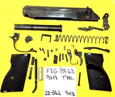 FEG Hungarian PA-63 Parts Slide Barrel Grip Hammer Trigger Guard  25-362