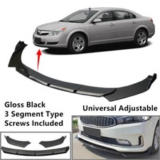Universal 3 Segment Type Fit For Saturn Aura 2007-2009 Front Bumper Lip Spoiler Universal 3 Segment Type Fit For Saturn Aura 2007-2009 Front Bumper Lip Spoiler