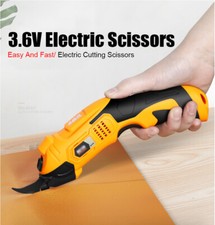 220V Cordless Electric Scissors Multi-Purpose Fabric Hand-Held Cutting Cloth