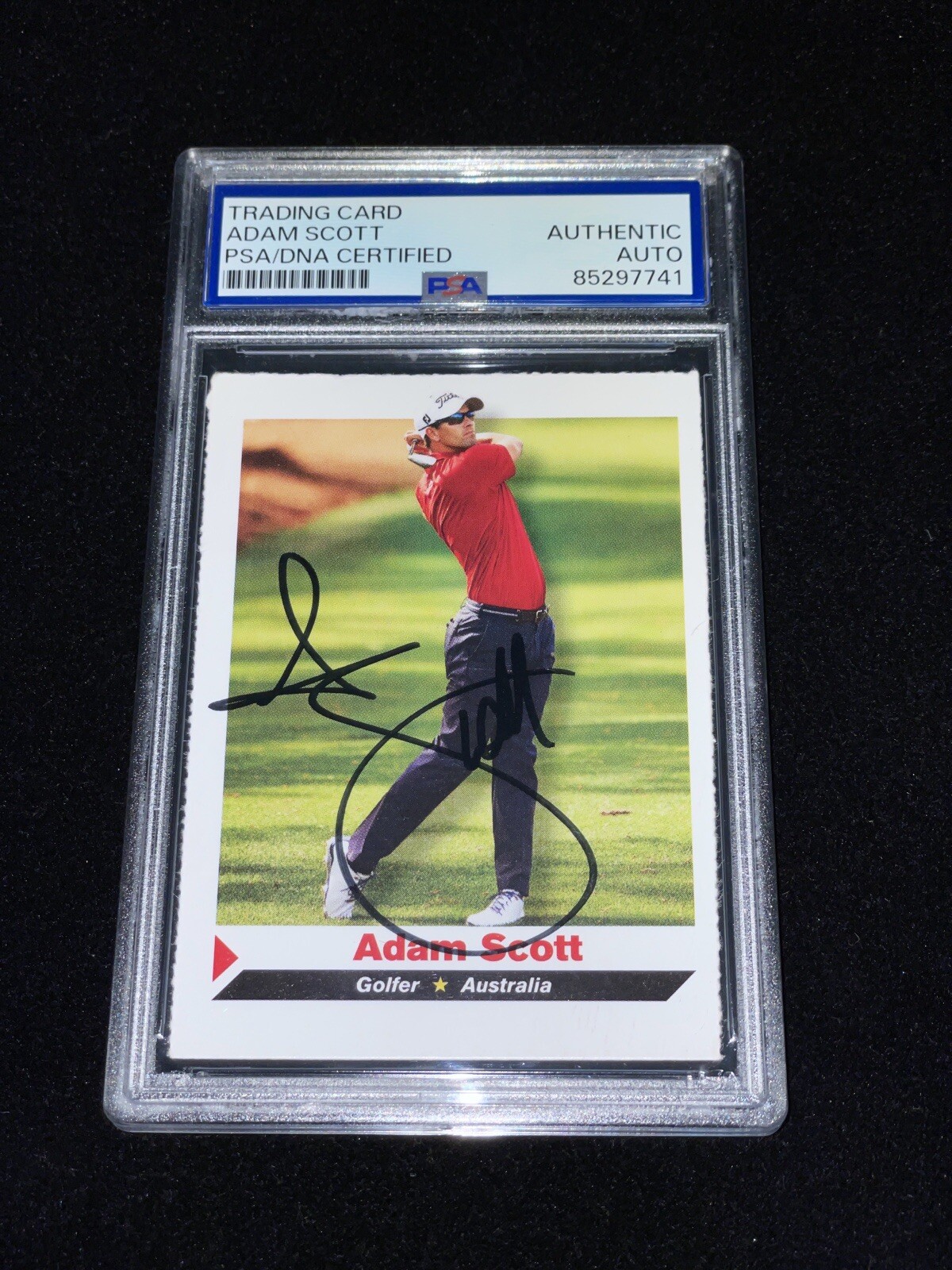 Adam Scott Autographed Signed Sports Illustrated For Kids Card PSA Slabbed SI Golf 