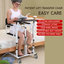 330 lbs Patient Lift Transfer Chair Portable Patient Lift Wheelchair for Elderly