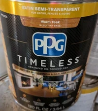 PPG Penetrating Urethane Technology Wood Oil 1 Gallon Warm Teak VHTF - Lifetime 