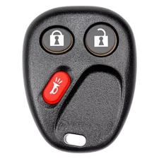 2-Button Black Replacement Keyless Entry Remote Transmitter Case w Panic Button