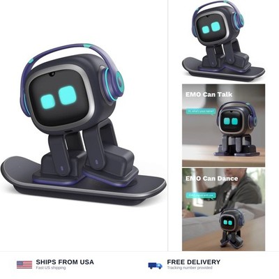 EMOPET AI Desk Robot Companion - ChatGPT Enabled with Voice Commands & Dancin...