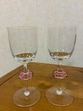 wine glass pair /Only USA DDP shipping