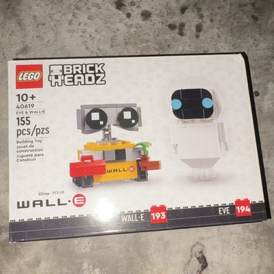 LEGO BrickHeadz 40619 WALL-E & EVE Eve & Wall-E Complete Set 155pc