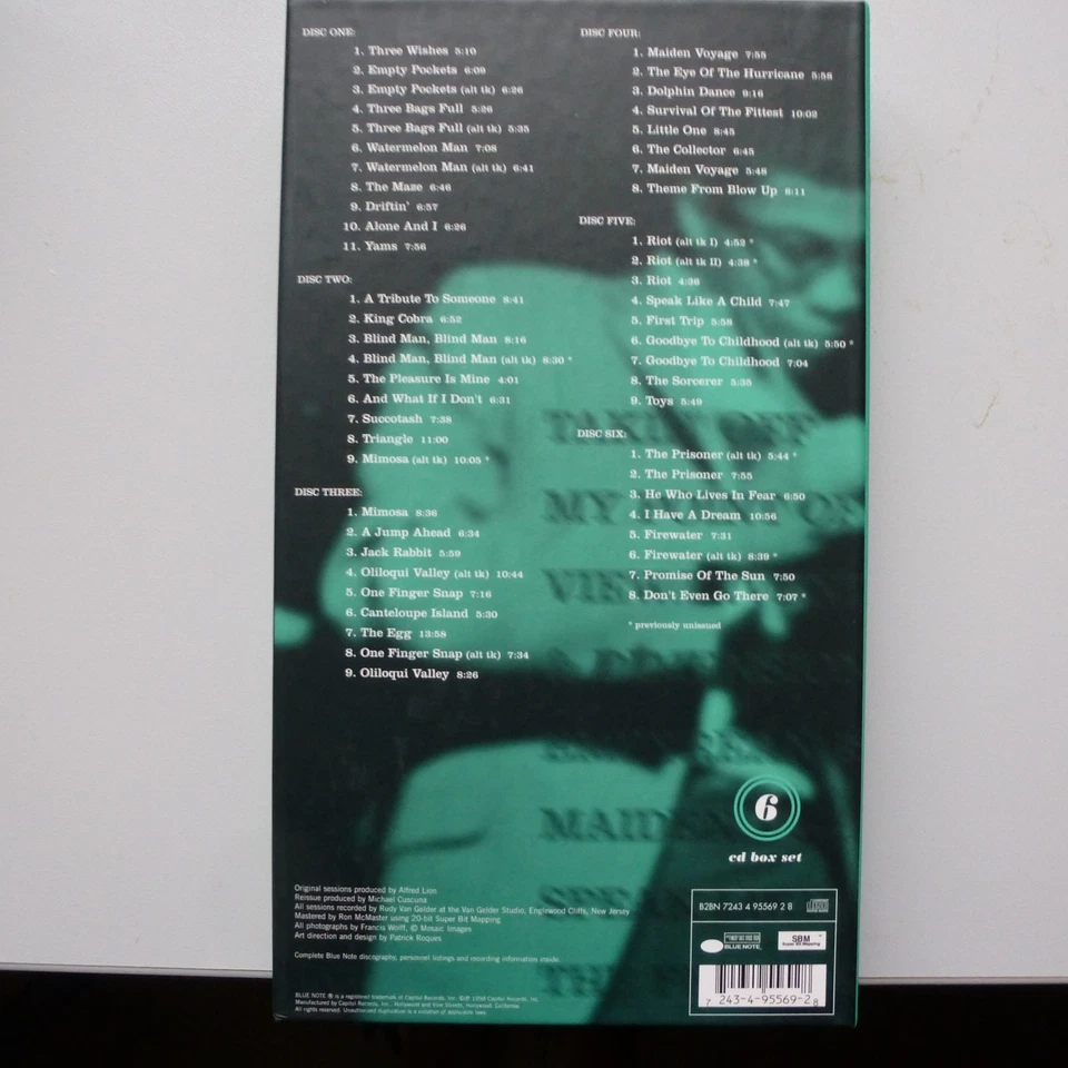 Herbie Hancock The Complete Blue Note Sixties Sessions 6 CD Boxset - Bild 2 von 4