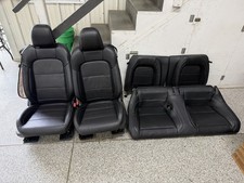 2024-2026 Ford Mustang Gt Black Leather Coupe Front Rear Seats - Oem