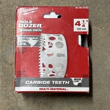MILWAUKEE ELECTRIC TOOL. 49-56-0744 4-1/4" HOLE DOZER WITH CARBIDE TEETH