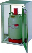 GOK Gas Flaschenschrank 1 x 11 kg für Propangas Flasche Lagerschrank