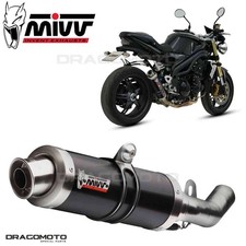 Scarico TRIUMPH SPEED TRIPLE 1050 2005 2006 MIVV Gp Nero Basso