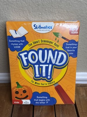 Skillmatics Card Game Found It! Indoor Edition  in Package Sealed Educational