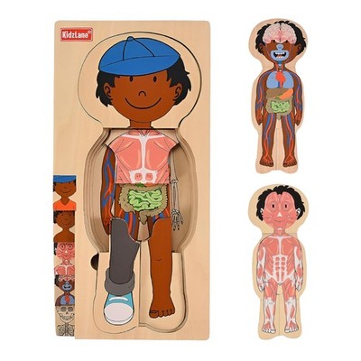 Kidzlane African American Boy 5-layer, 5.67 inches x 11.57 inches, Brown 