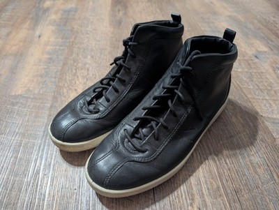 Ecco Danish Design Soft Black Ankle Boot Trainers Women's Size EUR 41 Mens 8 