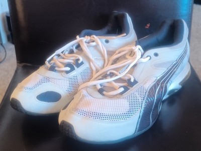 Puma Cell Meza Men's Shoes Size 10.5 White/Silver Pre-Owned
