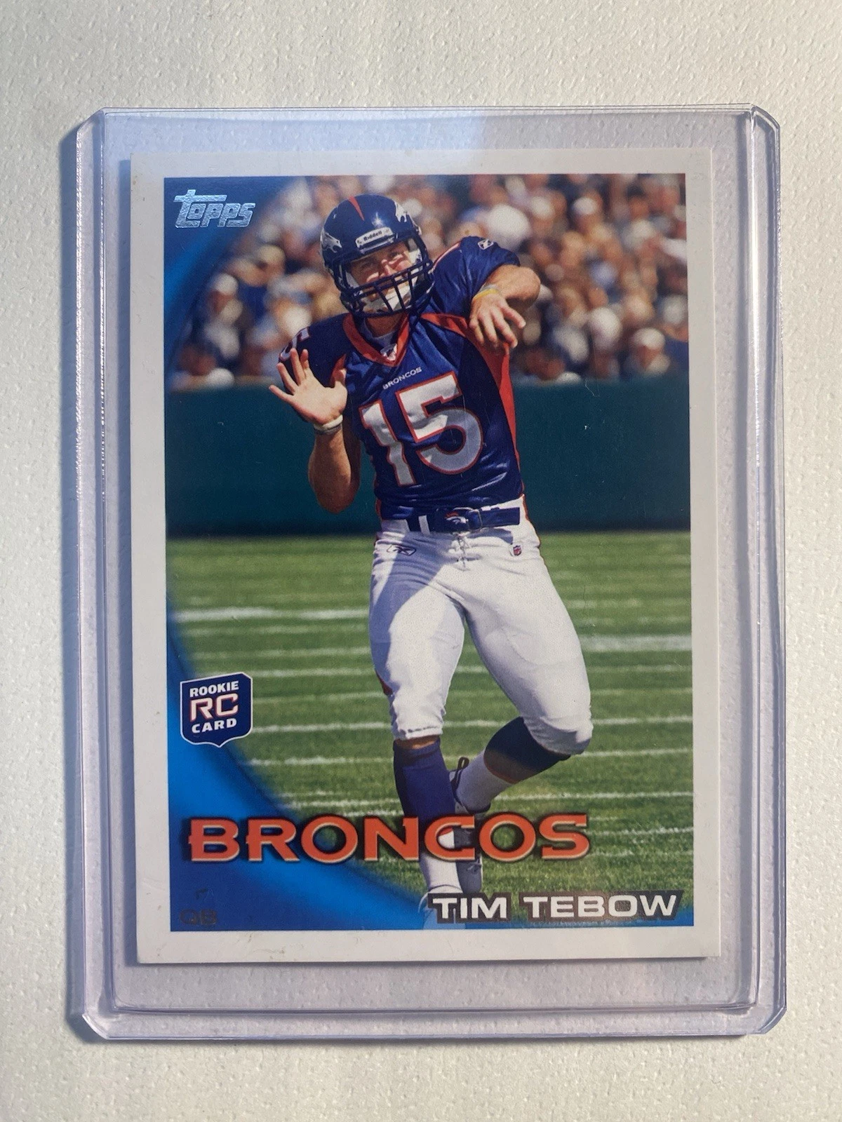 Tim Tebow trading card