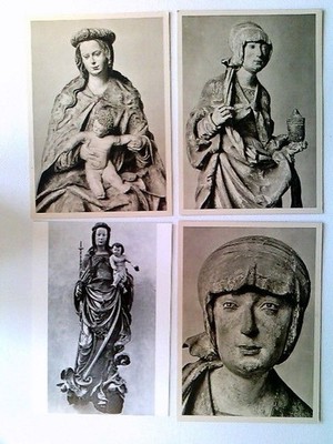 Hans Leinberger, Maria Magdalena, Muttergottes u.a., 4 Künstler AK, ungelaufen, 