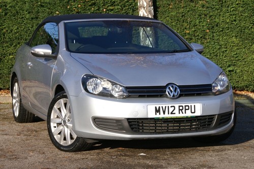 2012 Volkswagen Golf 1.6 TDI BlueMotion Tech SE CONVERTIBLE Diesel Manual - Picture 2 of 19