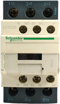 Schneider Electric Contactor LC1D25F7 Tesys-03491 Non-Reversing 110VAC 50/60Hz
