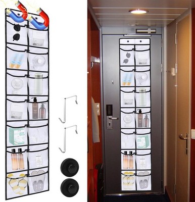 HAEZU Over the Door Schuhaufbewahrung Organizer, Magnetische Organizer Weiß 