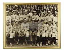 BASEBALL ALL-STAR TEAM ADDIE JOSS BENEFIT GAME 1911 8X10 GOLD FRAMED PHOTO