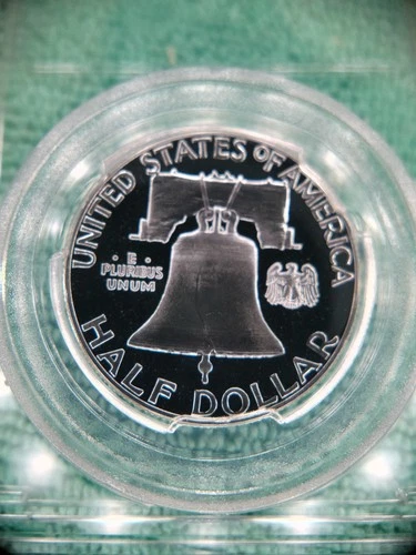 1962 Deep Cameo Franklin Half Dollar Gem Proof 90% Silver DCAM