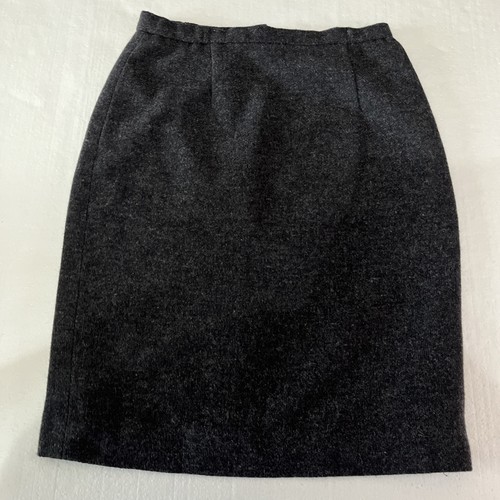Gene Roye Vtg. Charcoal Lined Wool Women’s Skirted 2 Piece Suit W/Skirt - Picture 5 of 8
