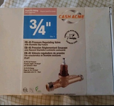 Cash Acme 3/4'' EB-45 Pressure Regulating Valve