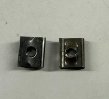  6-32 Steel Type U Clip Nuts, 0.375" x 0.44 x 0.2", 100pc