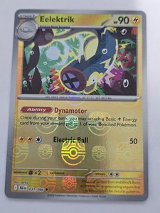 Eelektrik 031/086 - Master Ball Reverse Holo Black Bolt Pokemon