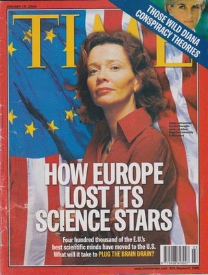 TIME-jan 19,2004-PLUG THE BRAIN DRAIN-HOW EUROPE LOST ITS SCIENCE STARS.