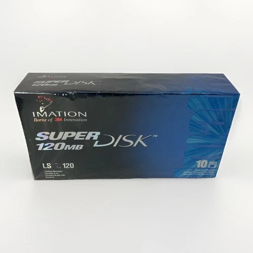 Disketten Imation 120 MB Super Disk LS-120 - 10 Stück NEU