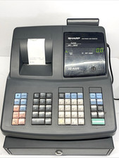 Sharp XE-A22S Electronic Cash Register Thermal Print Tested No Key Read Desc