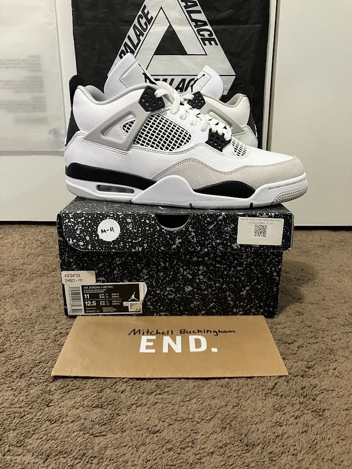 Nike Air Jordan 4 IV Retro Military Black Size 11 Mens DH6927-111 BRAND NEW image 5