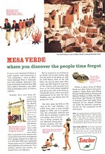 1963 Sinclair: Mesa Verde Vintage Print Ad
