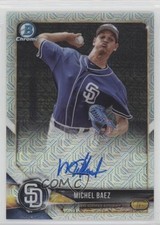 2018 Bowman Mega Box Chrome Mojo Refractor Auto Michel Baez #BMA-MB Auto 0l1