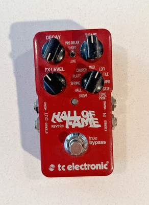TC Electronic Hall of Fame Reverb Guitar Effect Pedal