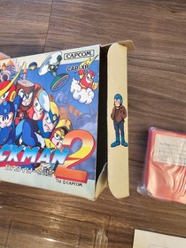 Rockman 2 Megaman Mega Man Famicom Video Game Complete Beautiful